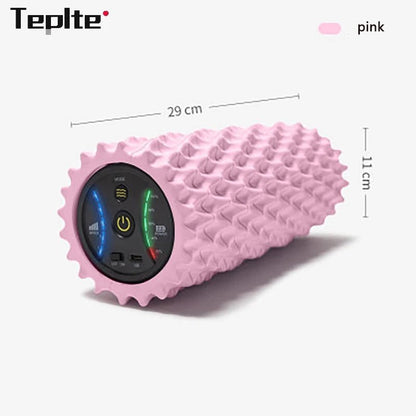 Electric Foam Roller with Vibration Massage - 4 - Speed Rechargeable Foam Shaft for Deep Tissue Muscle Relaxation in Home Gym - WestmannsStore