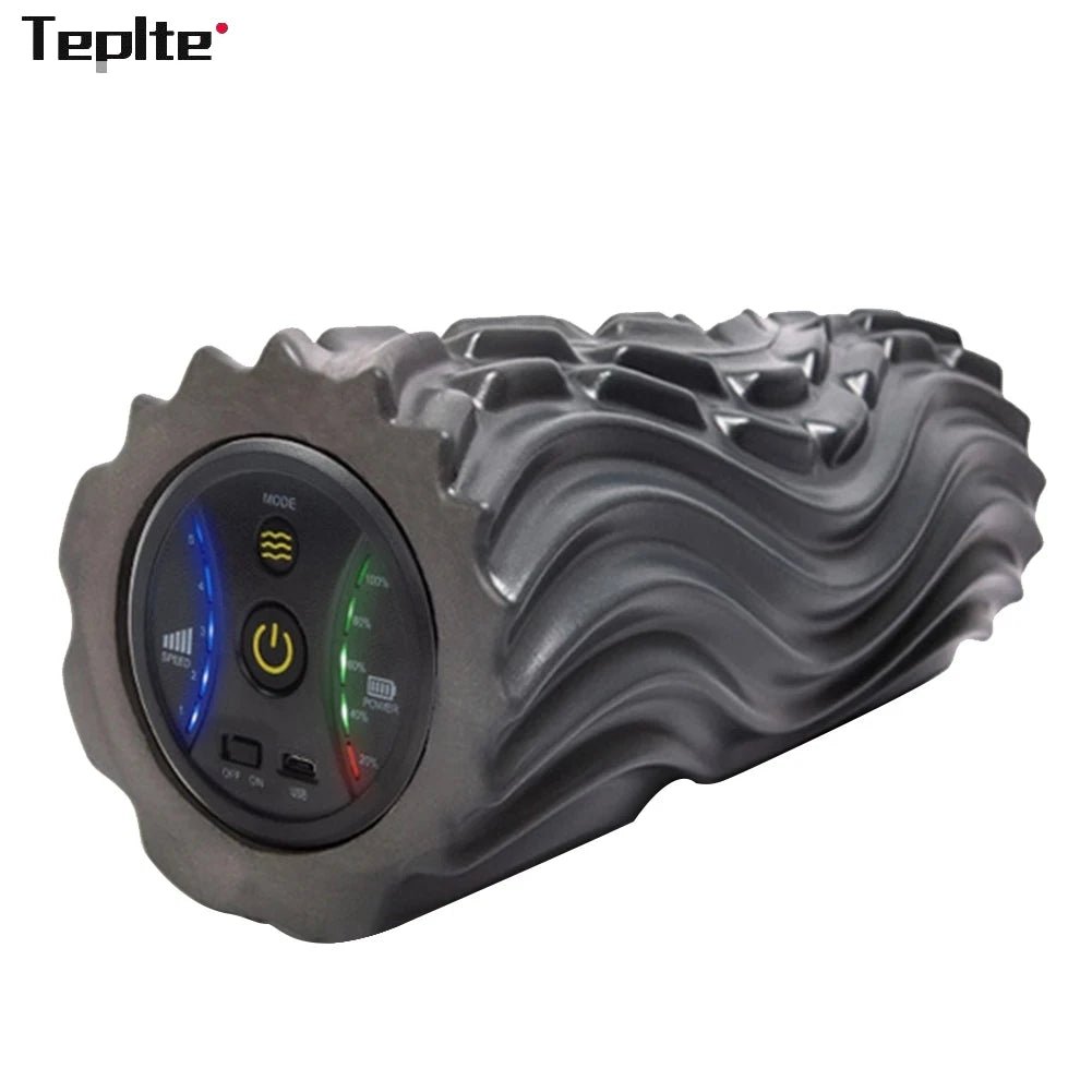 Electric Foam Roller with Vibration Massage - 4 - Speed Rechargeable Foam Shaft for Deep Tissue Muscle Relaxation in Home Gym - WestmannsStore